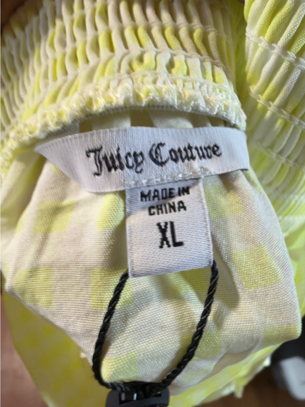 Juicy Couture Yellow Gingham Maxi Dress - Picture 4 of 4
